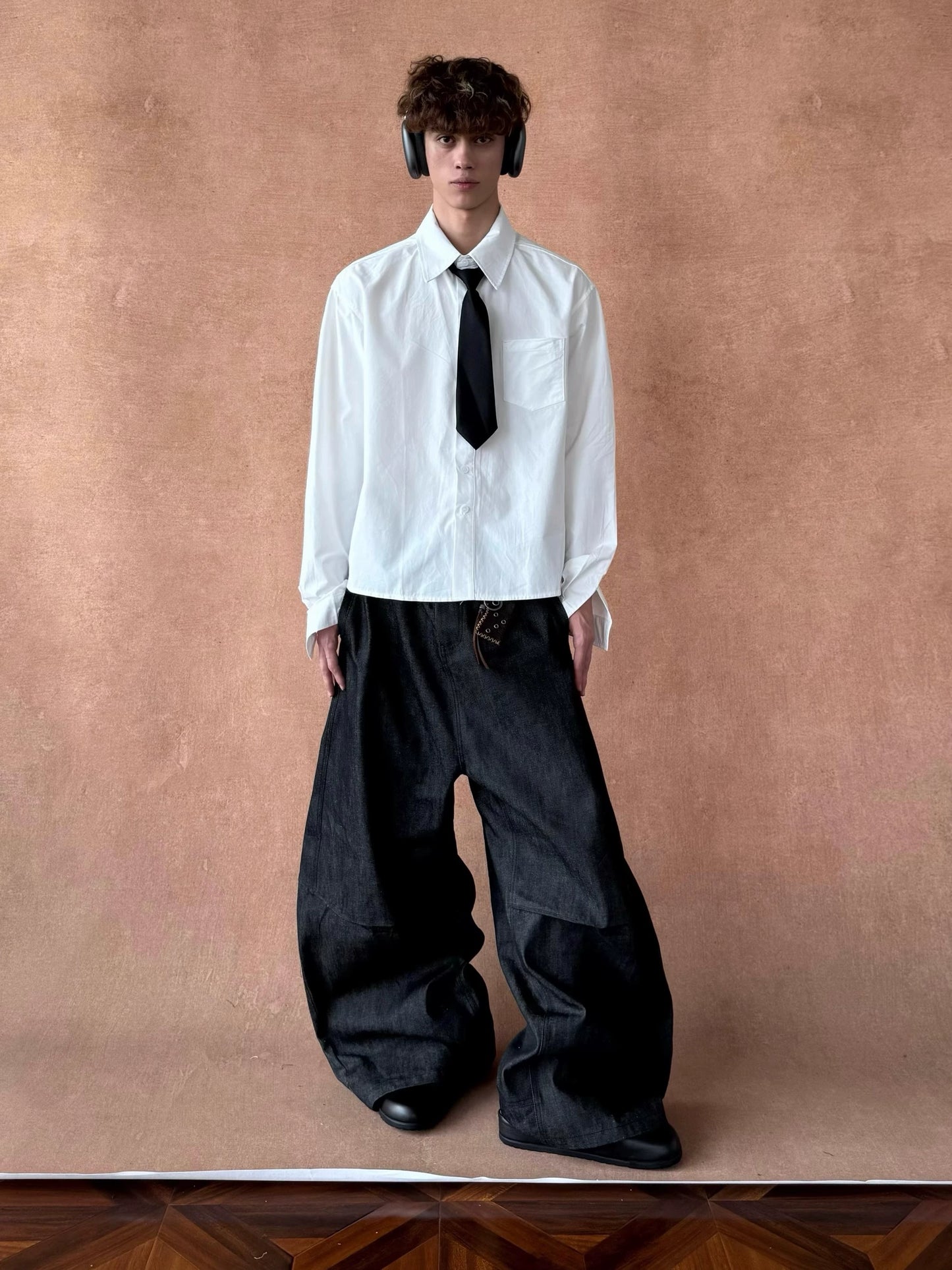 sd0026 レトロピュアコットンホワイトシャツ