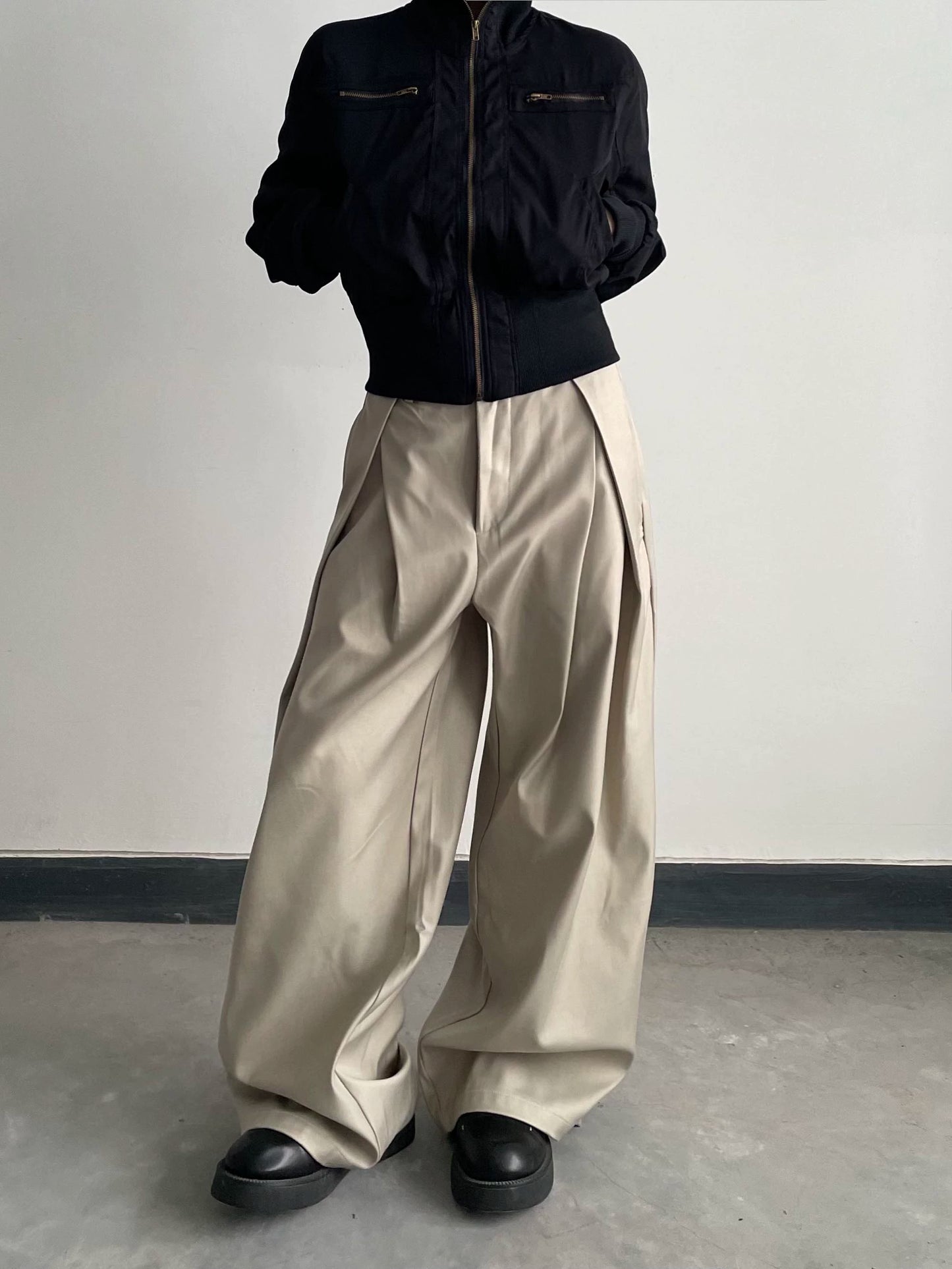 sd0012 レトロワイドレッグパンツ