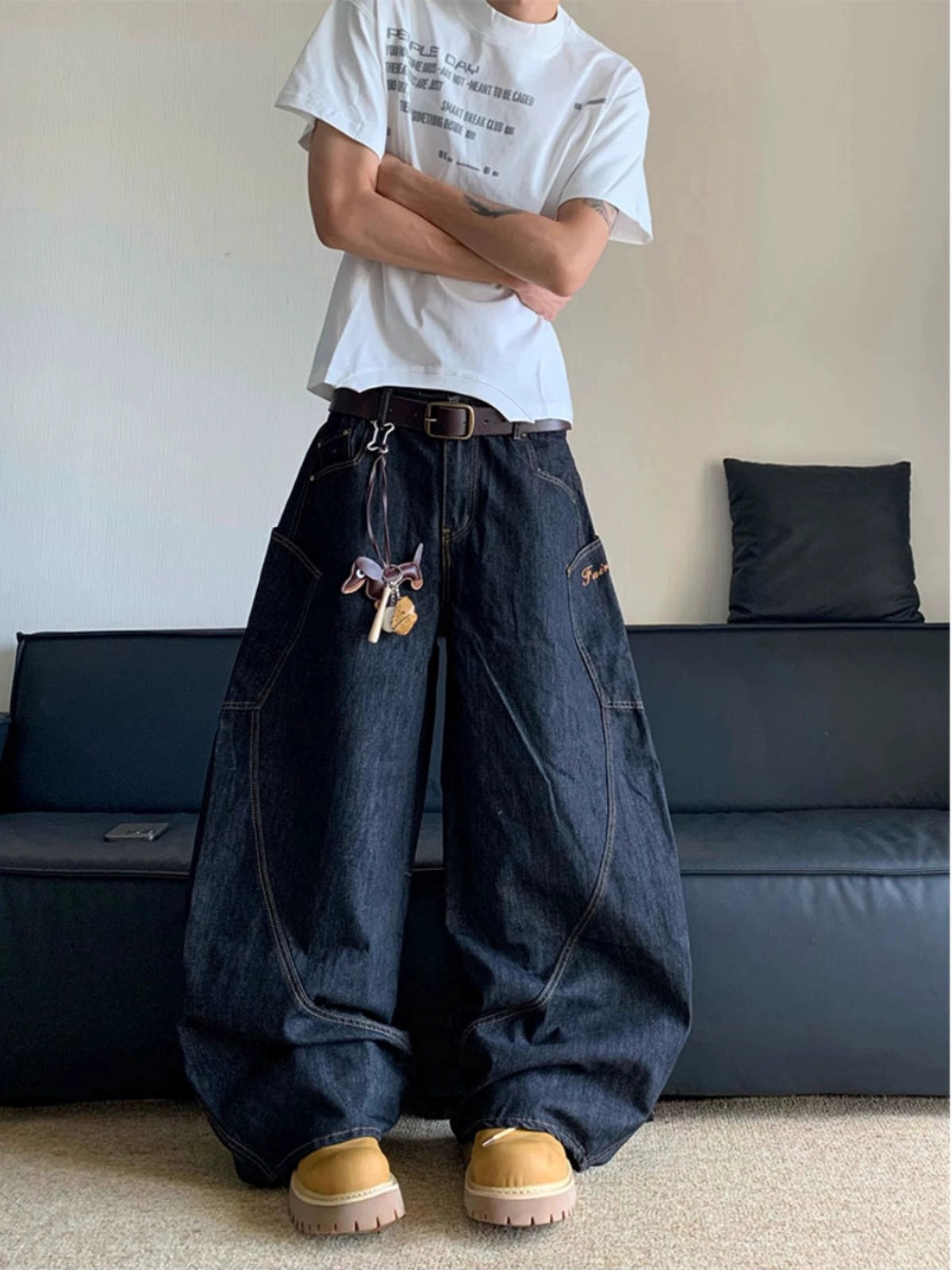 sd0015 ワイドバギーデニム