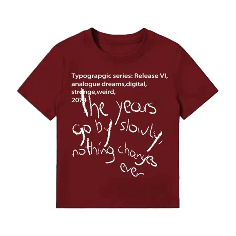 スリムフィットレタリングTシャツ sd20260006