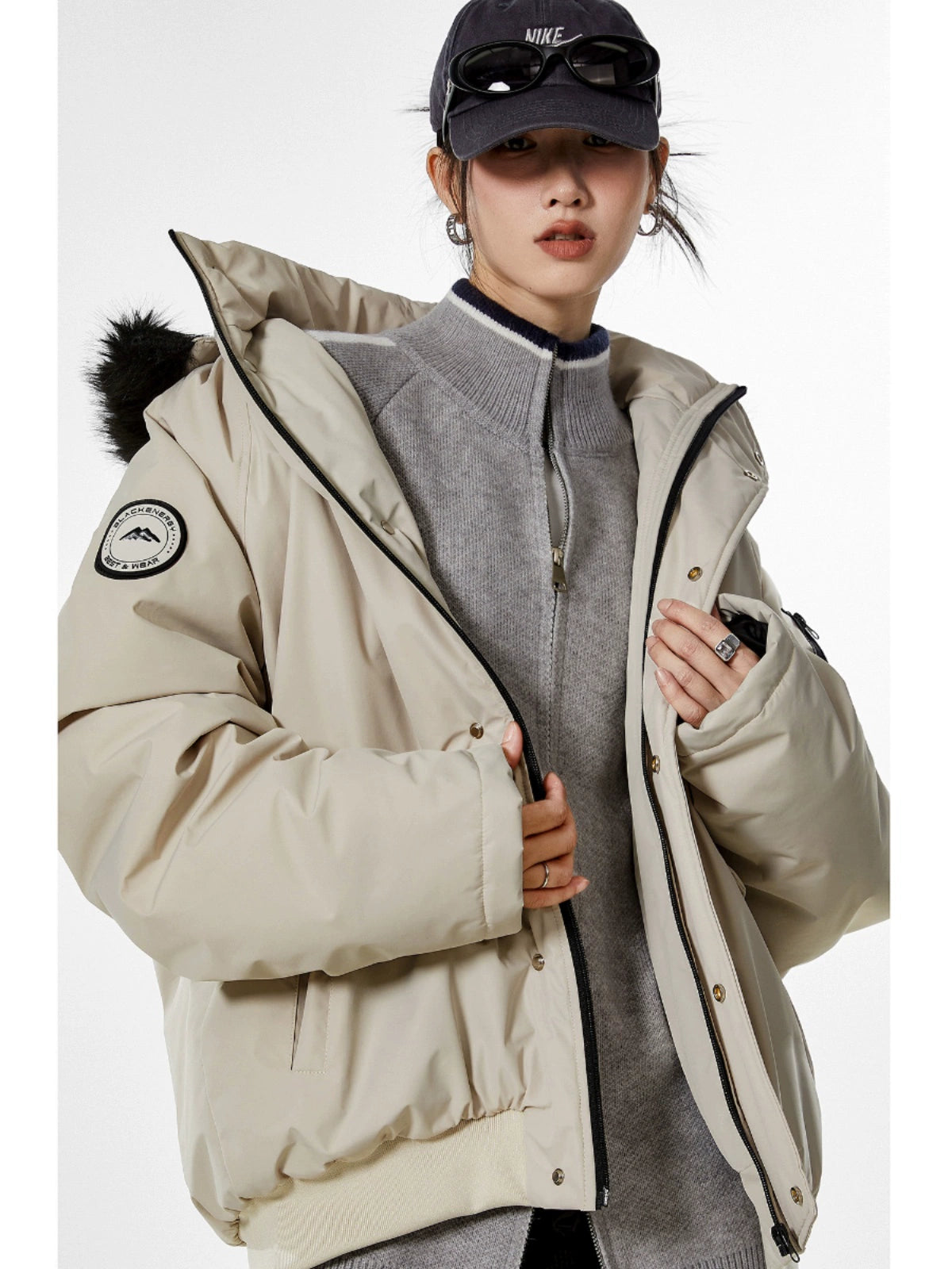 sd0065 コットンパッド入りファーダウン