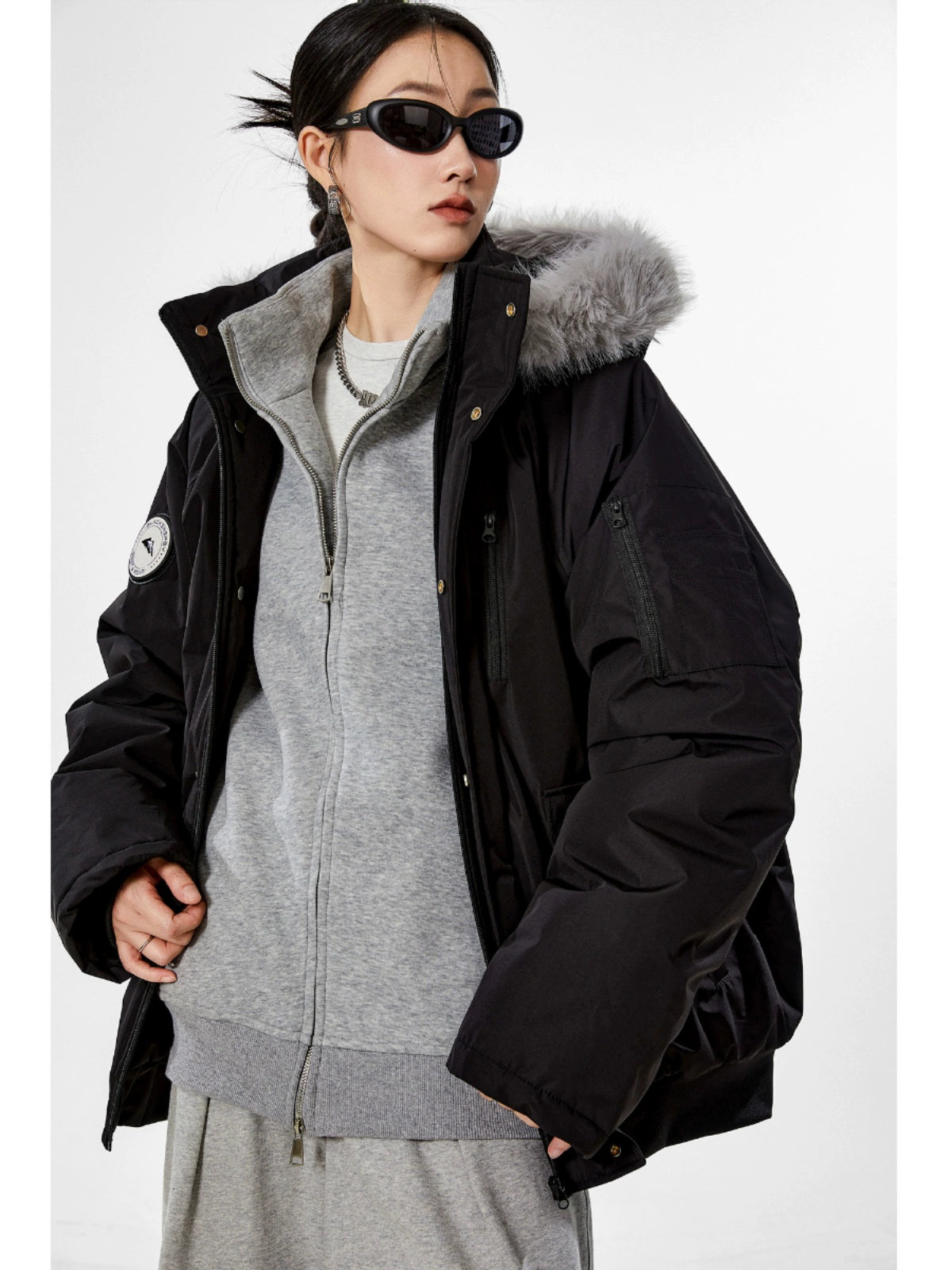 sd0065 コットンパッド入りファーダウン