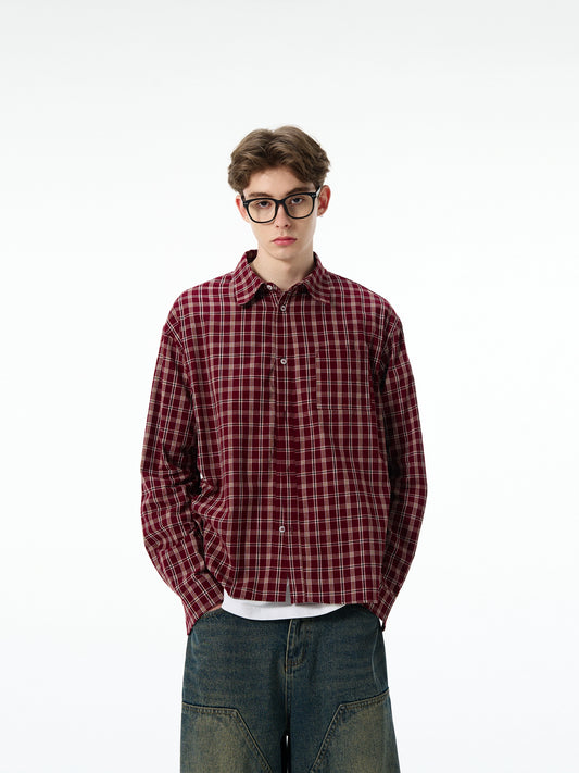 レトロチェックシャツ