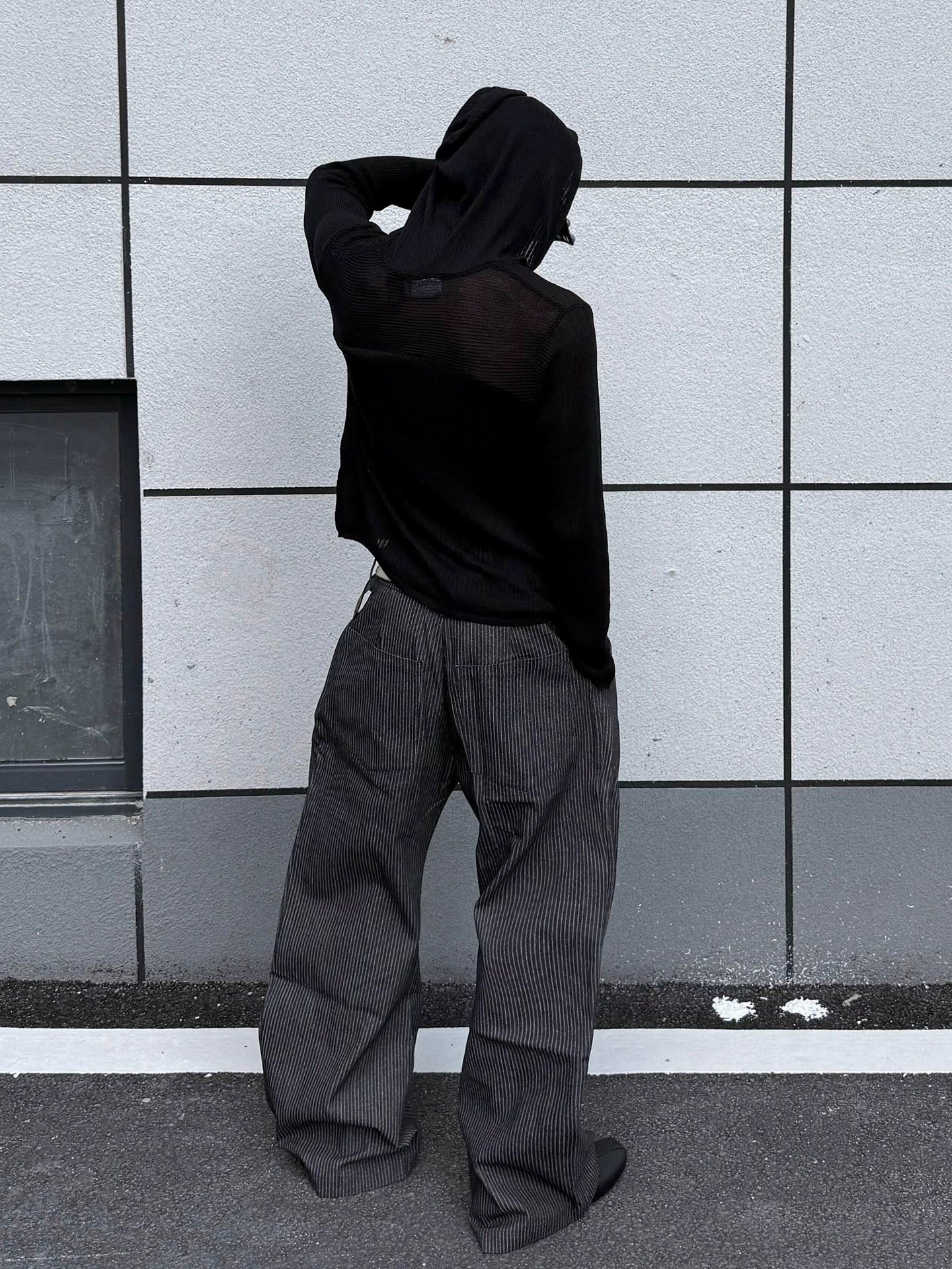 sd0047 プリーツストライプパンツ