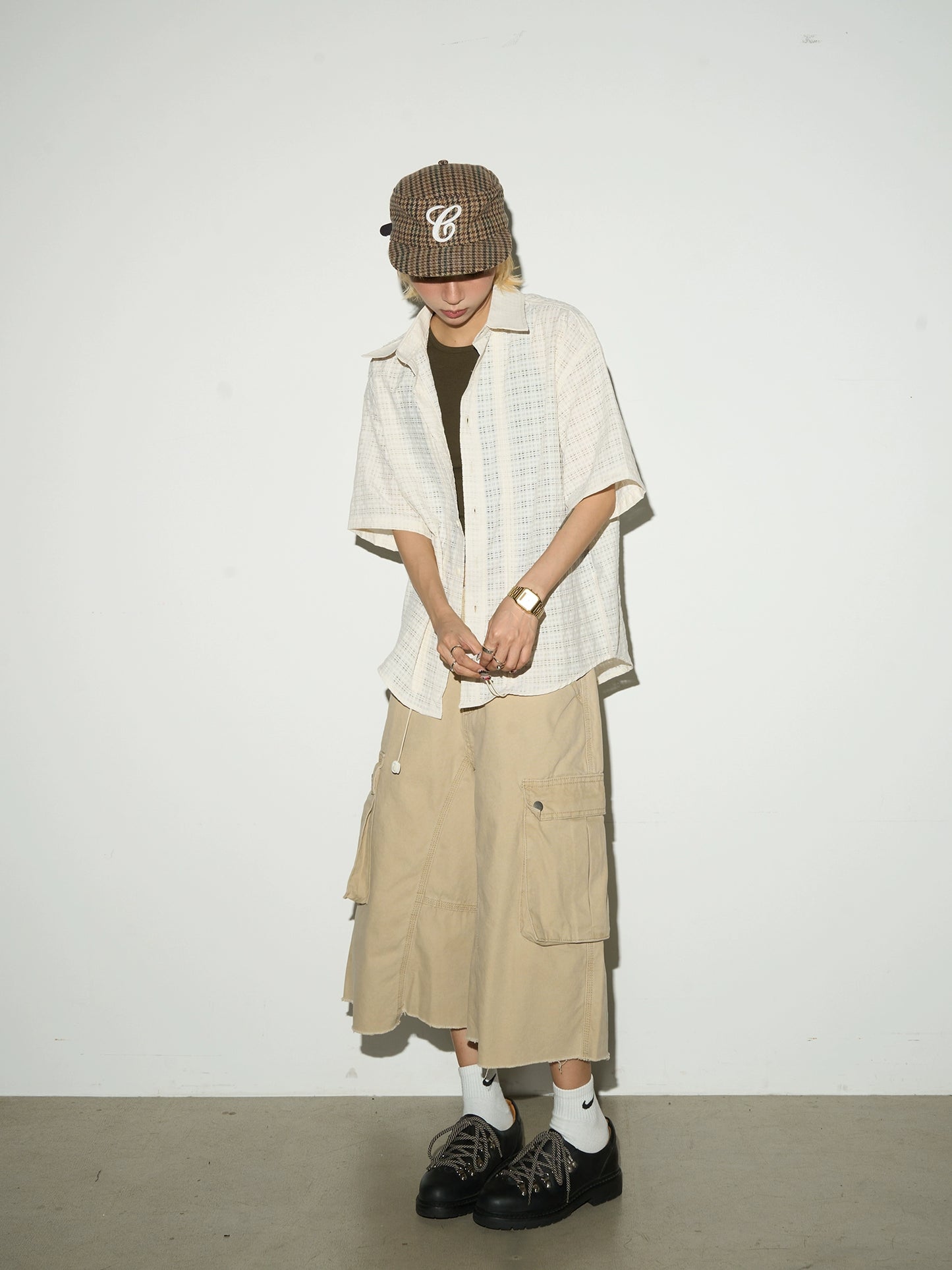 sd0011 イレギュラーローエッジルーズショーツ