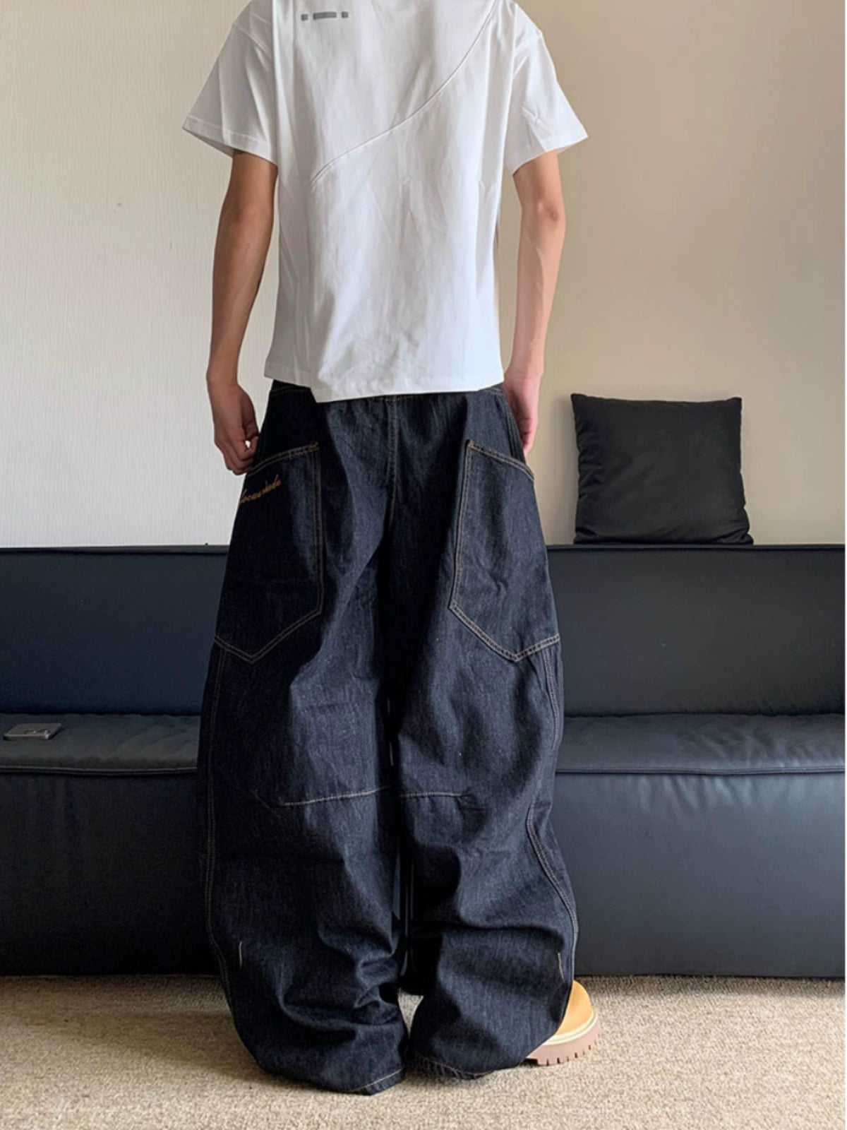 sd0015 ワイドバギーデニム