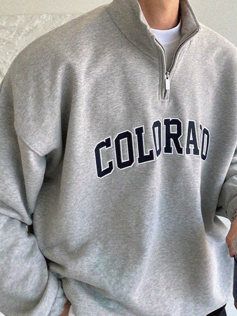 sd0042 ハーフジップスウェット