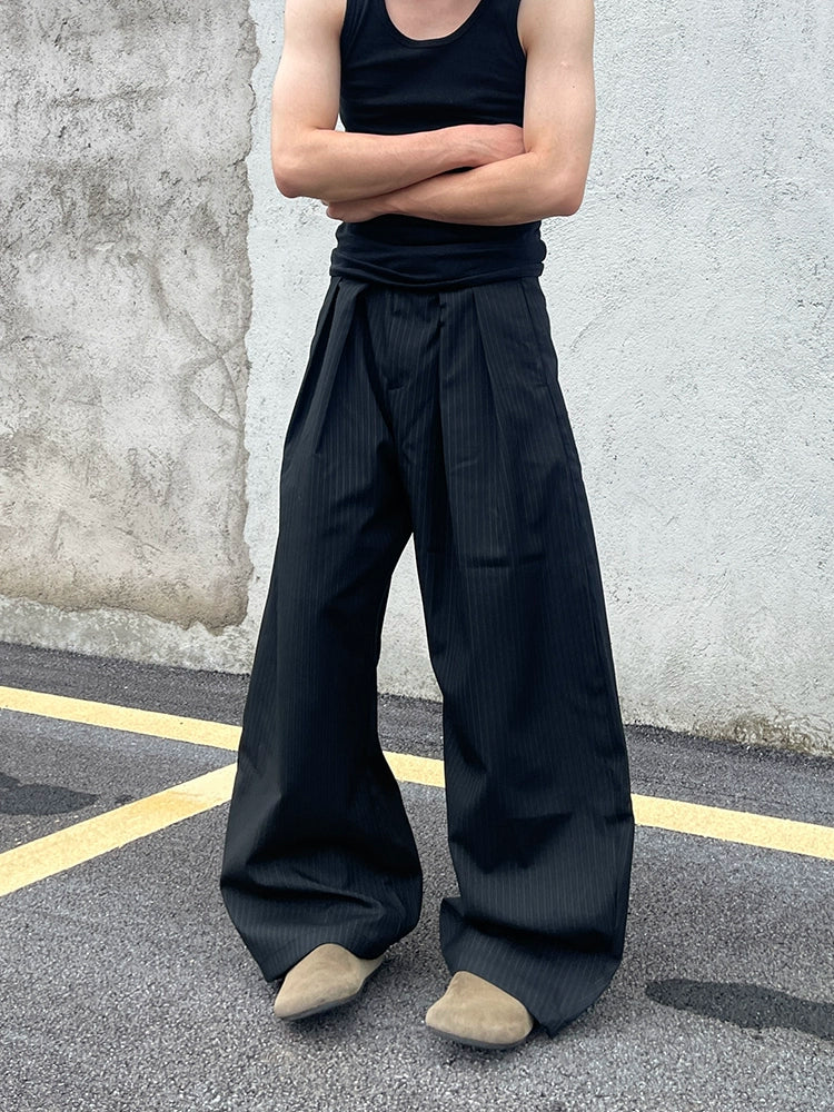 sd0022 ワイドストライプスラックス