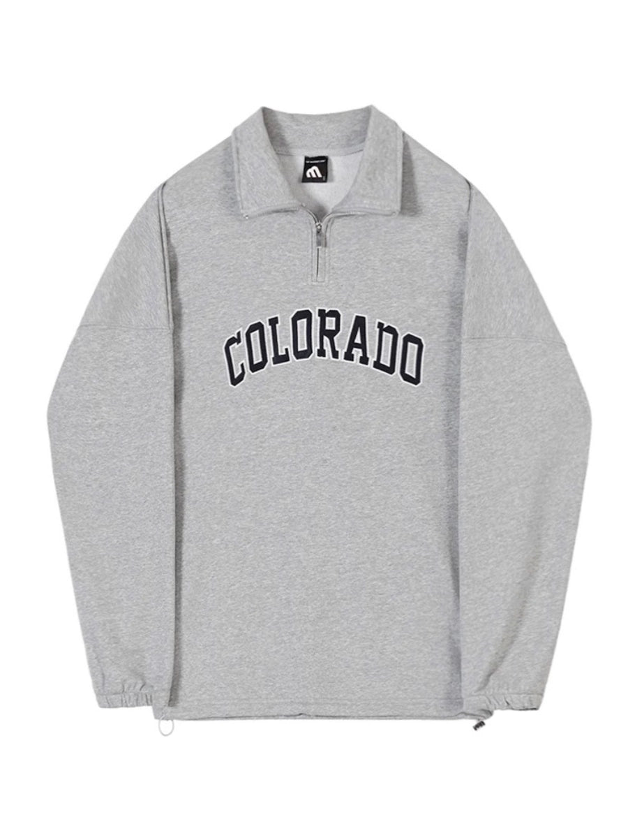 sd0042 ハーフジップスウェット