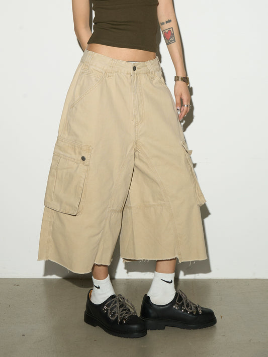 イレギュラーローエッジルーズショーツ