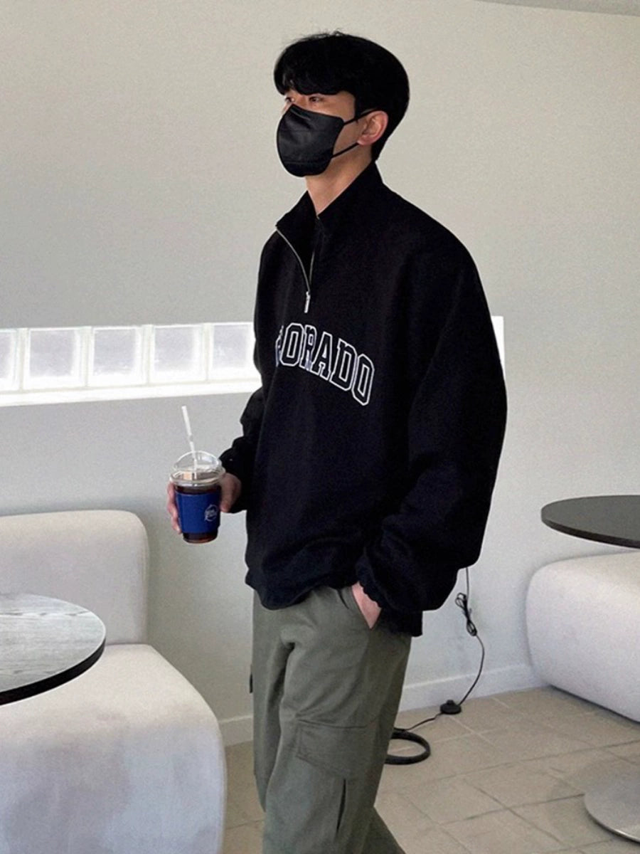 sd0042 ハーフジップスウェット