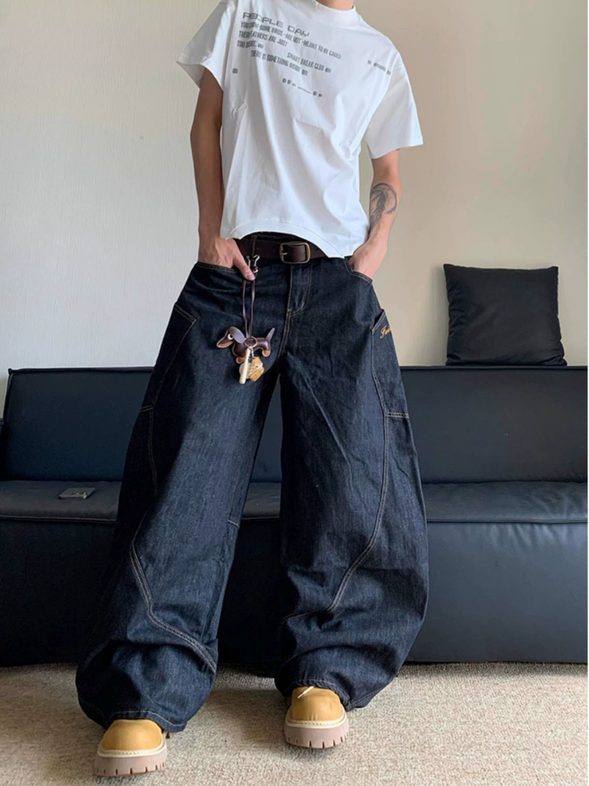 sd0015 ワイドバギーデニム