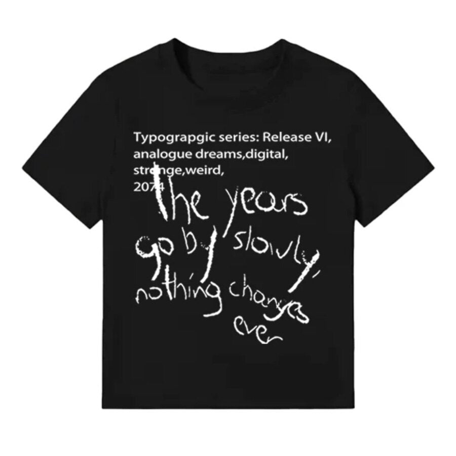 スリムフィットレタリングTシャツ sd20260006