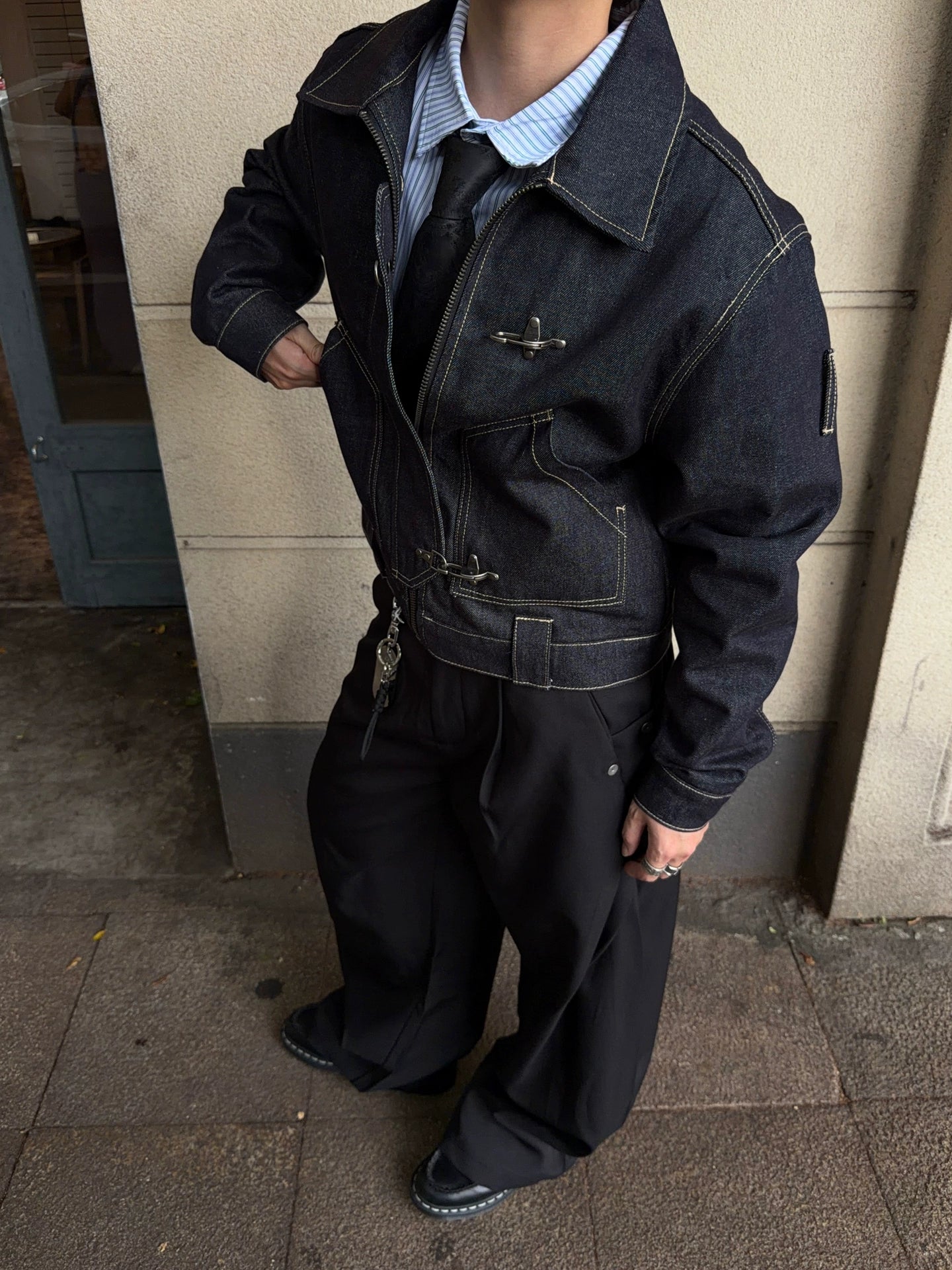 sd0055 クロップドデニムジャケット