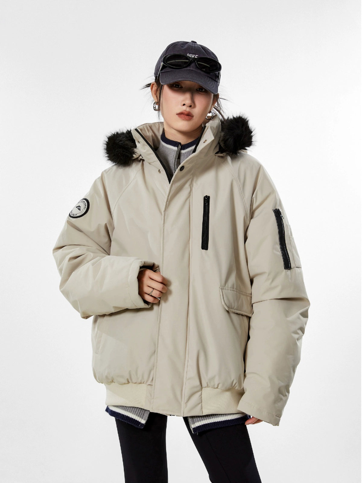 sd0065 コットンパッド入りファーダウン