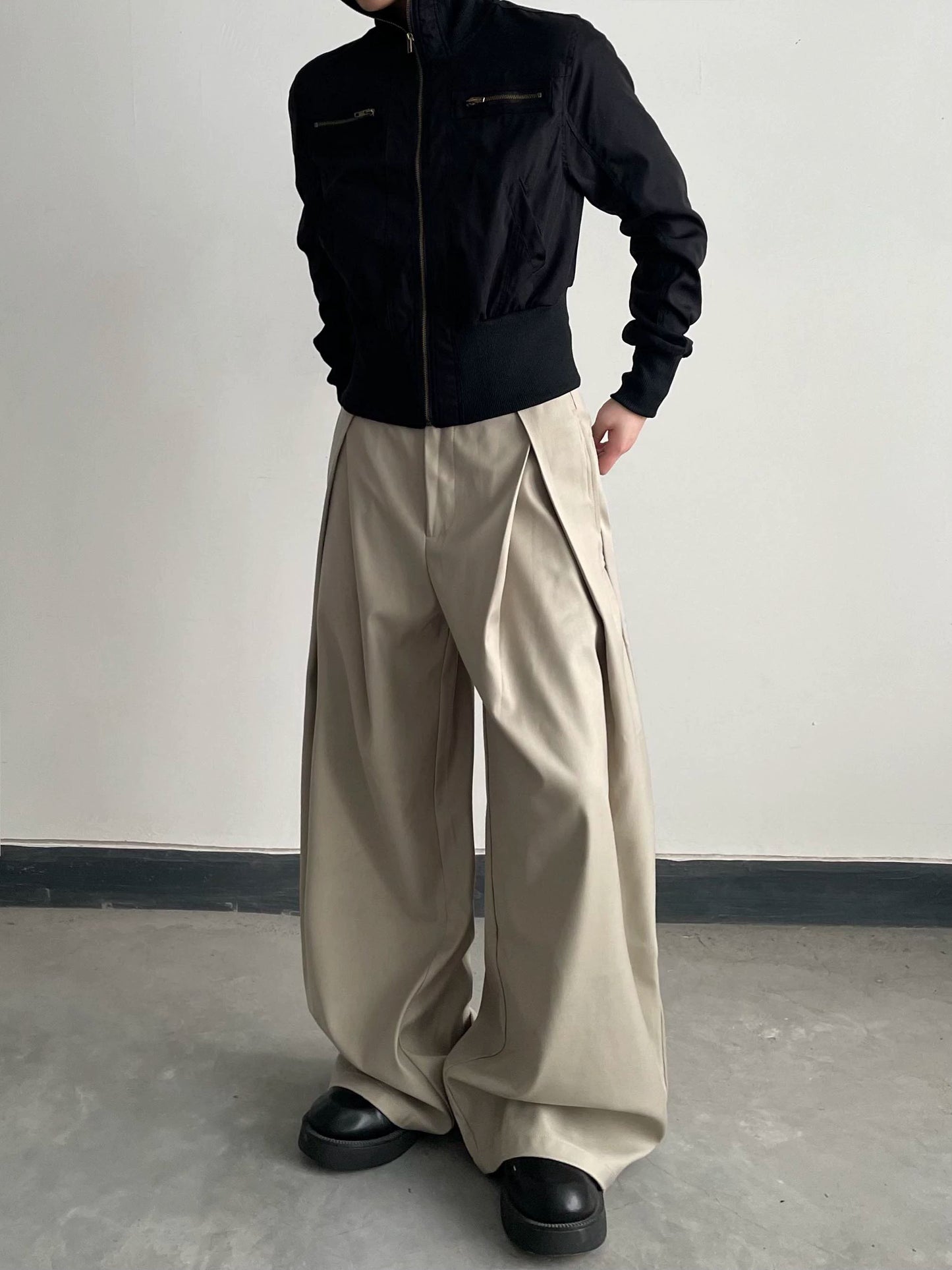 sd0012 レトロワイドレッグパンツ