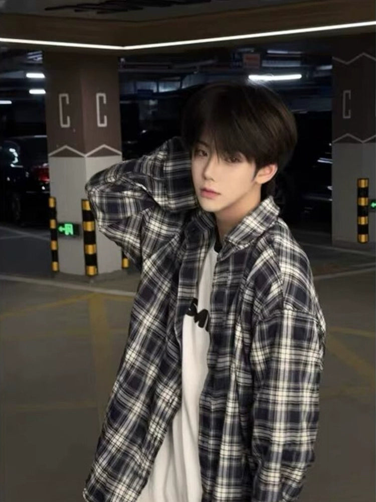 sd0041 アメリカンレトロチェックシャツ