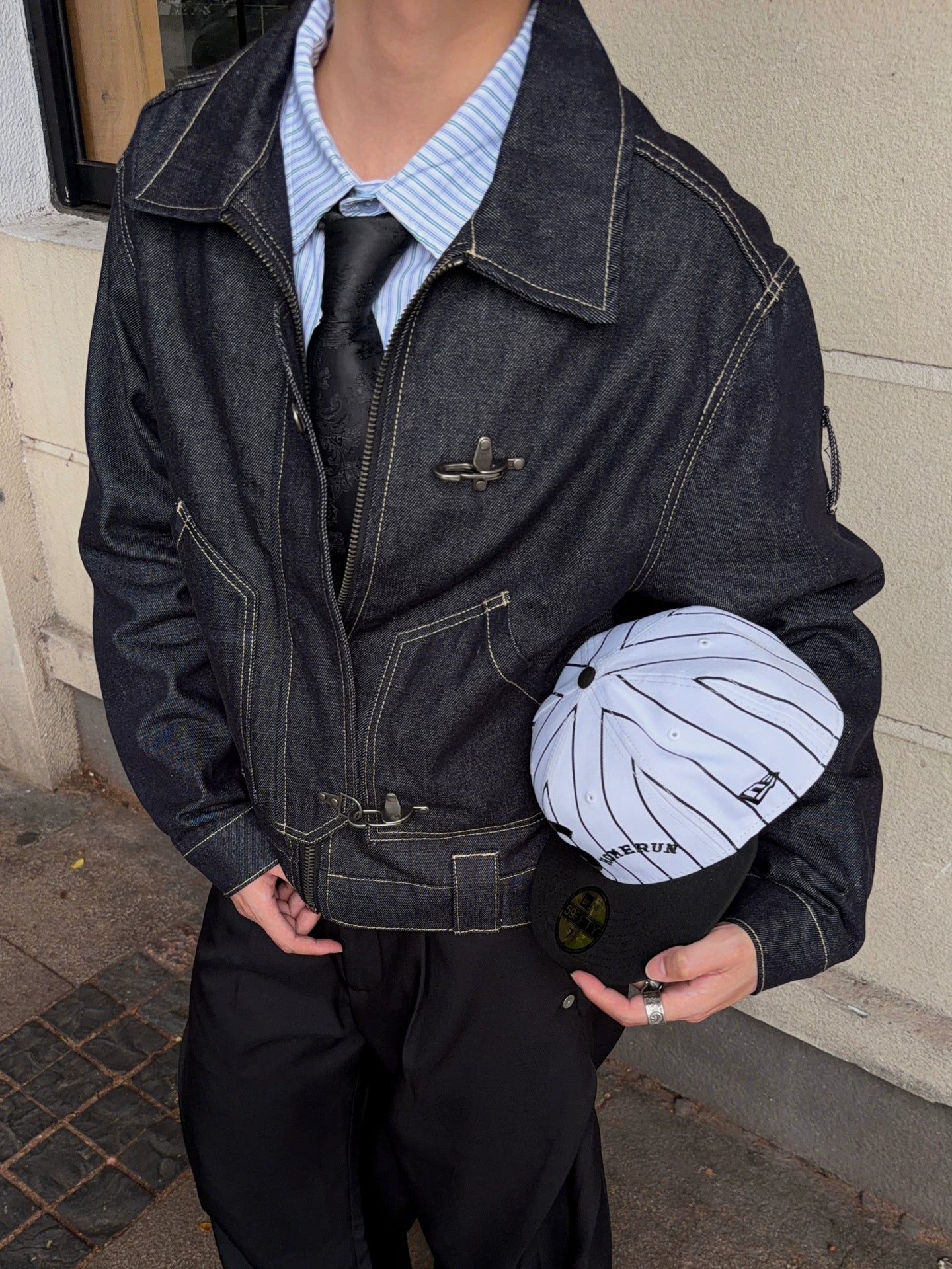 sd0055 クロップドデニムジャケット