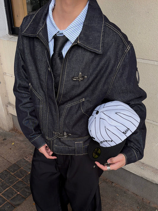 sd0055 クロップドデニムジャケット