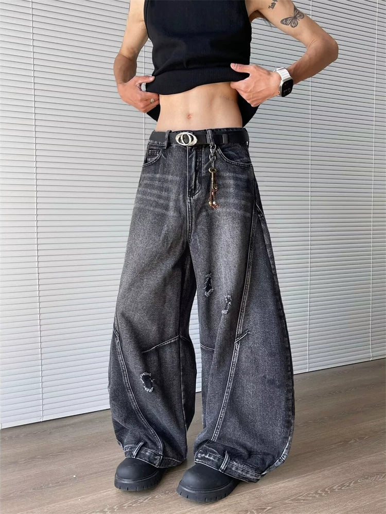 sd0020 逆穴ワイドデニム