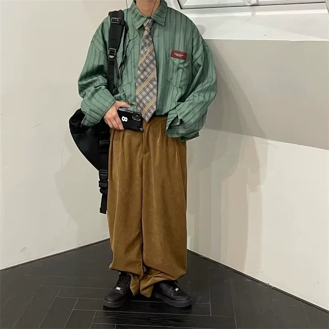 sd0028 オータム長袖ストライプシャツ