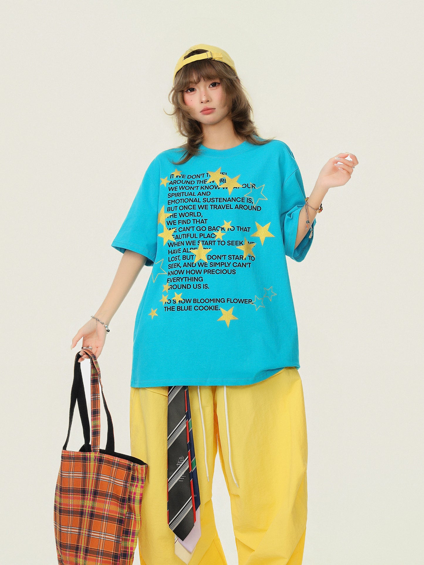 カラーブロックスタープリントT sd20260007