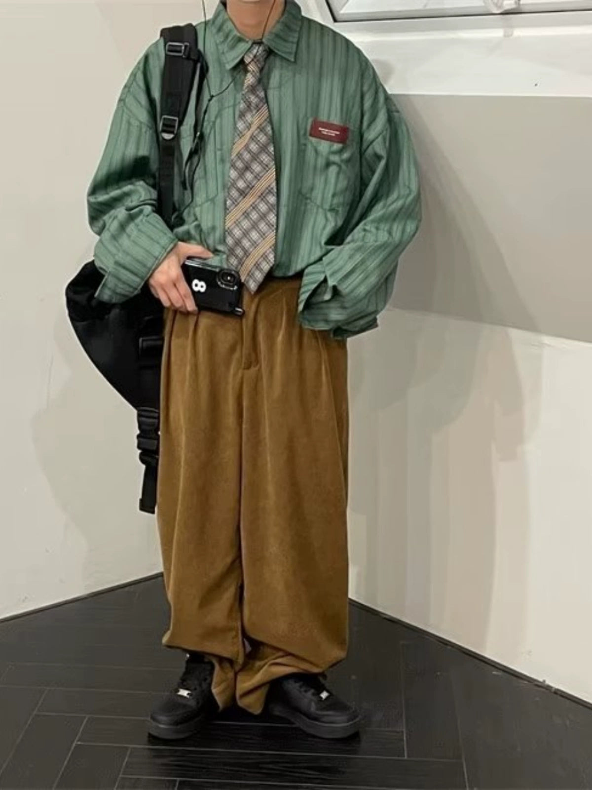 sd0028 オータム長袖ストライプシャツ