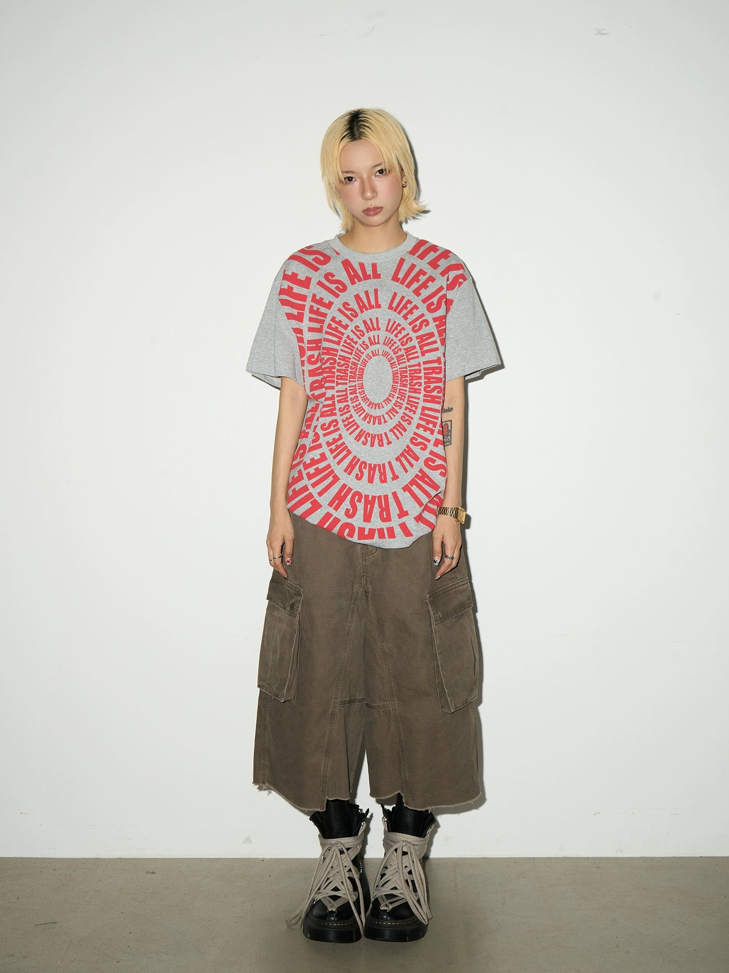 sd0011 イレギュラーローエッジルーズショーツ