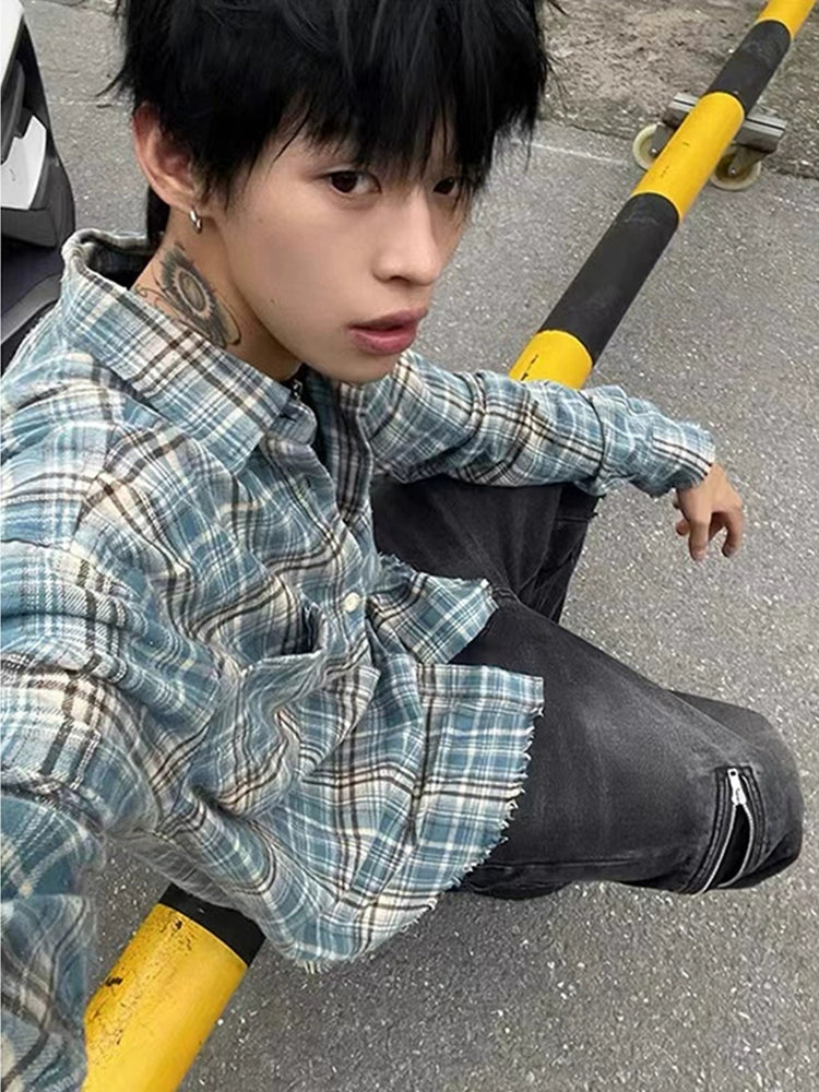 sd0041 アメリカンレトロチェックシャツ